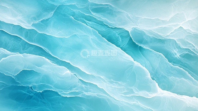 高清大图下载【趣麦麦图】冰川纹理抽象背景