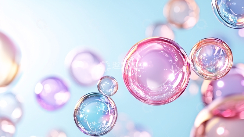梦幻泡泡背景素材
