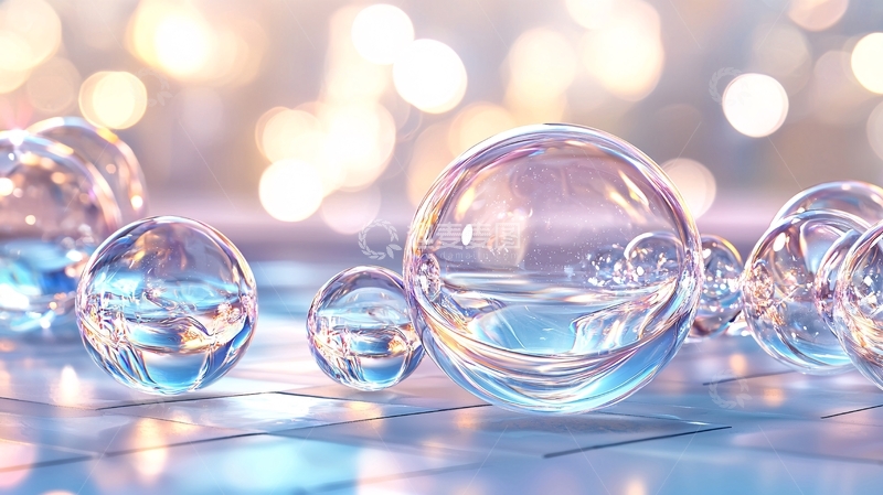 高清大图下载【趣麦麦图】梦幻水晶球背景素材