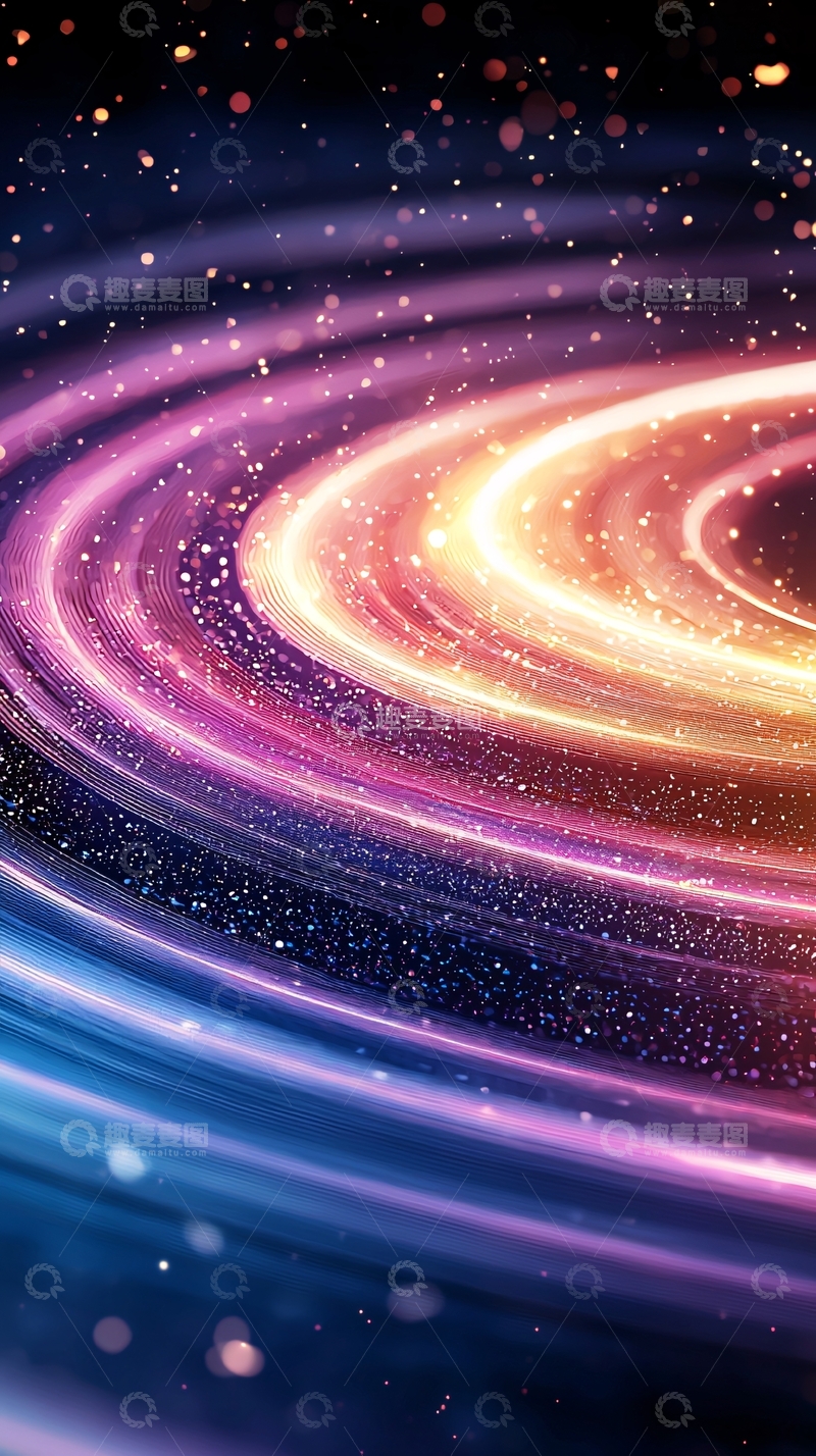 高清大图下载【趣麦麦图】宇宙漩涡动态壁纸