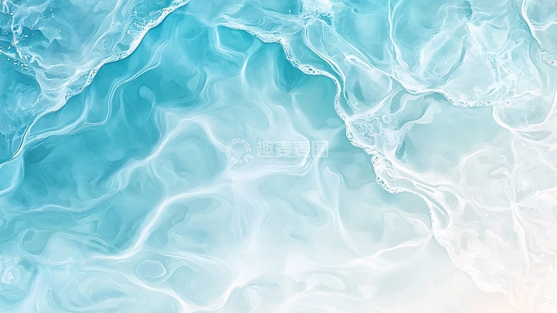 高清大图下载【趣麦麦图】蓝色海洋纹理背景
