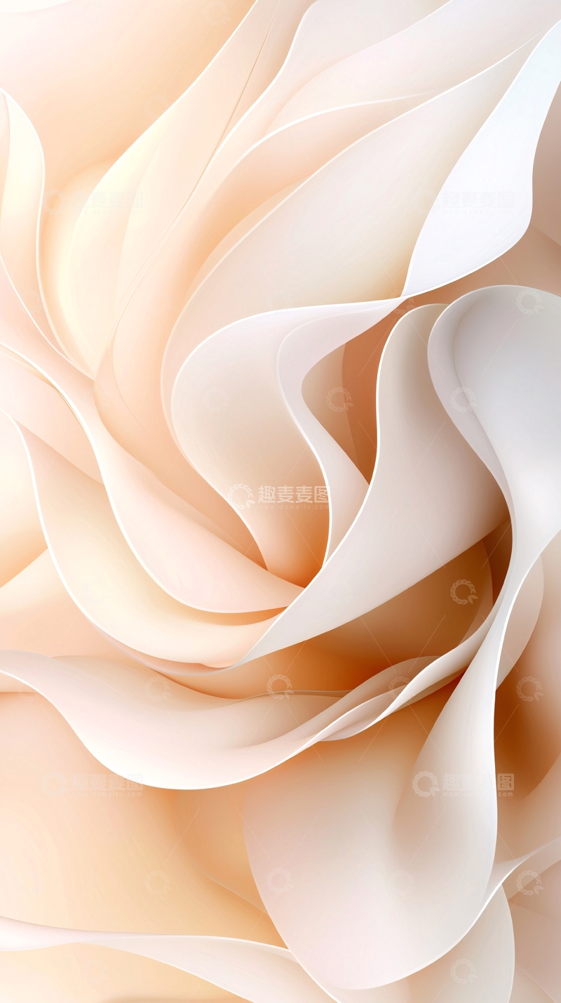 高清大图下载【趣麦麦图】柔和花瓣抽象艺术背景