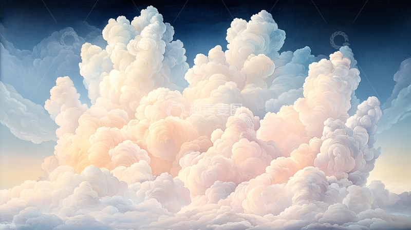 高清大图下载【趣麦麦图】梦幻云海天空背景