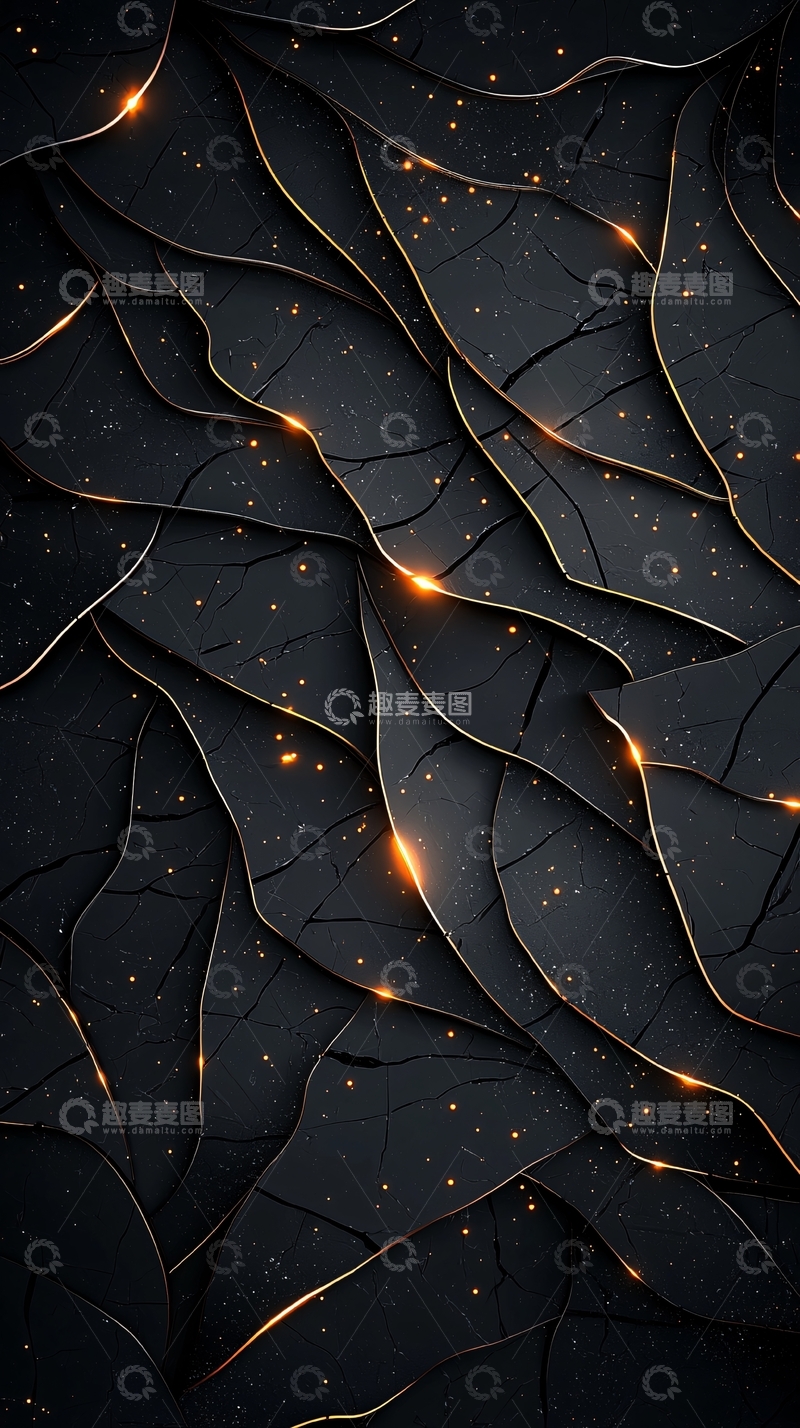 高清大图下载【趣麦麦图】裂纹星空背景素材
