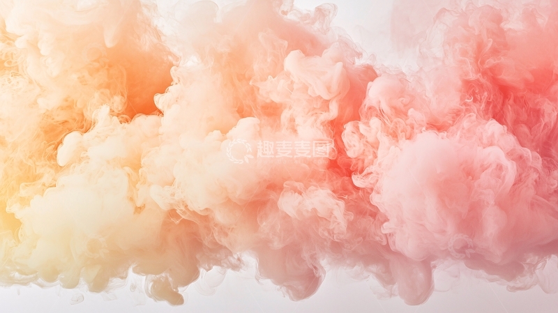高清大图下载【趣麦麦图】梦幻渐变色烟雾背景