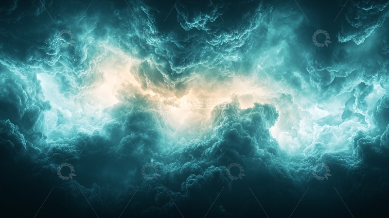 高清大图下载【趣麦麦图】深邃天空中的云层