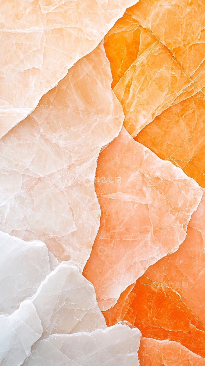 高清大图下载【趣麦麦图】橙色大理石纹理背景
