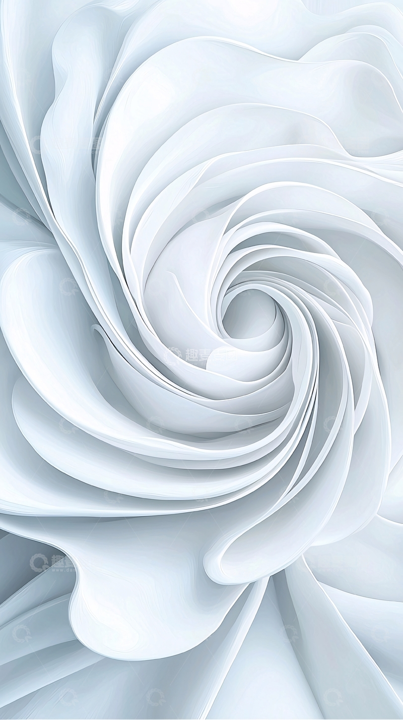 高清大图下载【趣麦麦图】白色玫瑰花瓣特写