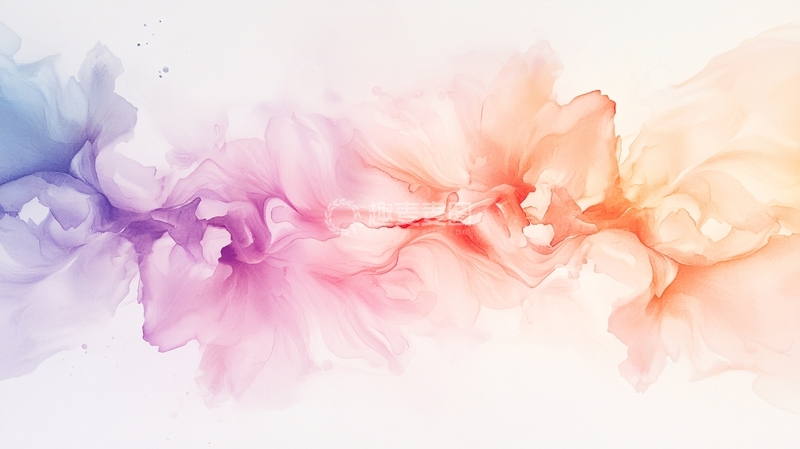 高清大图下载【趣麦麦图】抽象色彩流动艺术背景