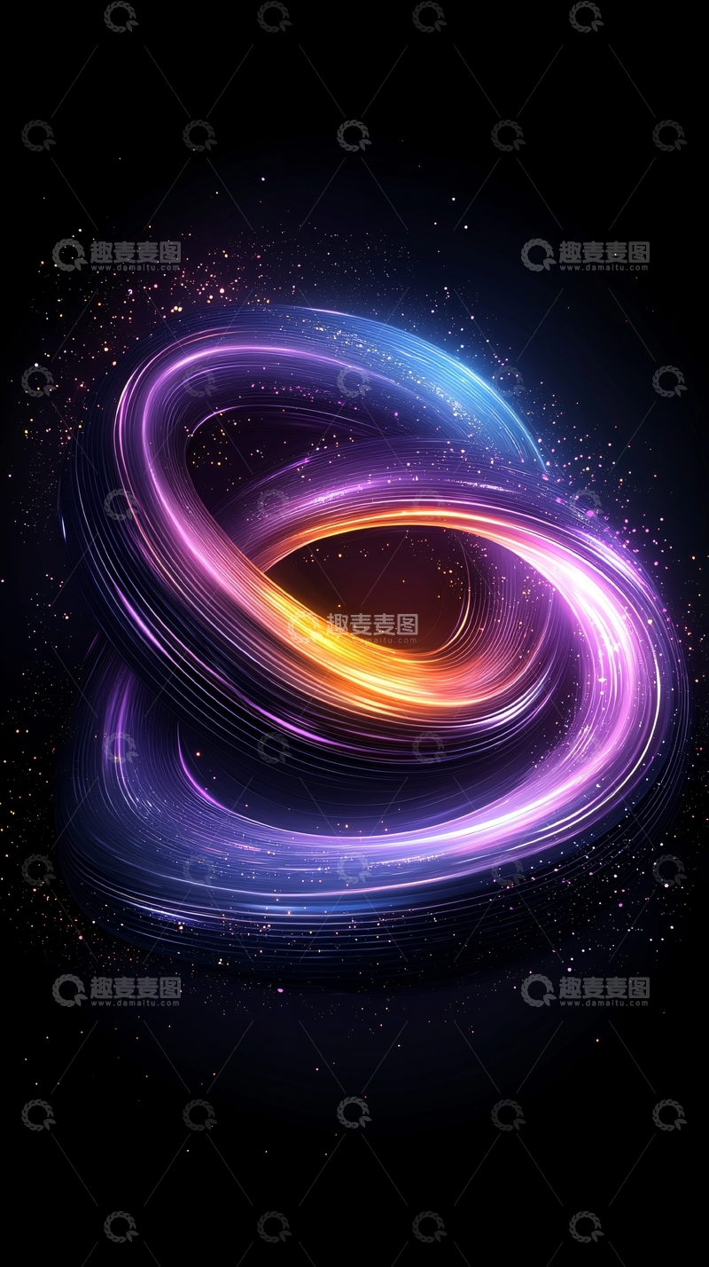 高清大图下载【趣麦麦图】宇宙光晕动态壁纸