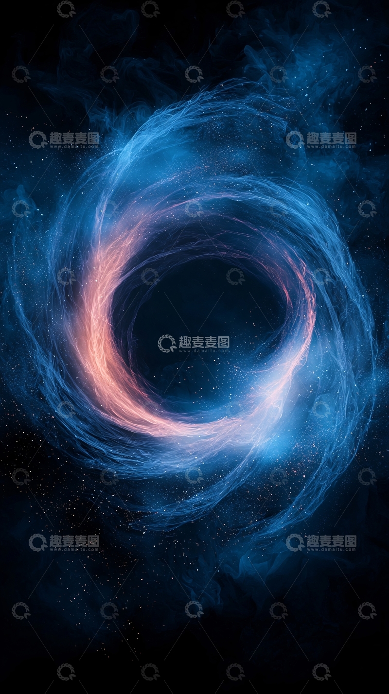 高清大图下载【趣麦麦图】宇宙漩涡星空背景