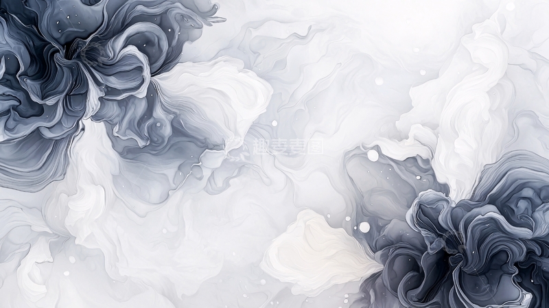 高清大图下载【趣麦麦图】抽象水墨流动艺术背景