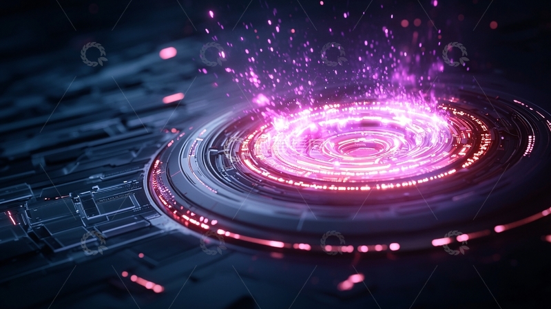 高清大图下载【趣麦麦图】未来科技能量漩涡