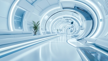 未来科技隧道走廊