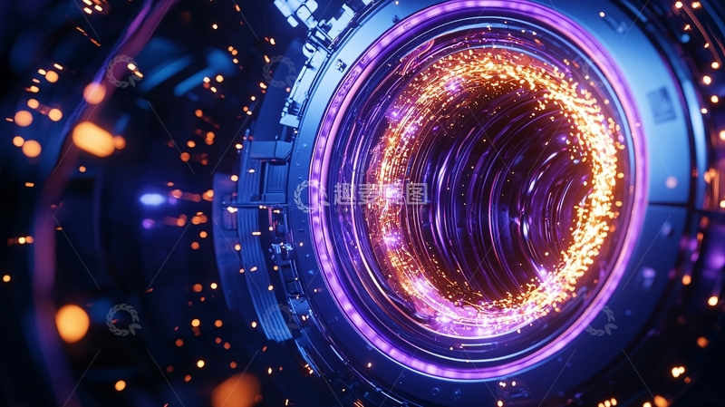 高清大图下载【趣麦麦图】未来科技感发光圆环