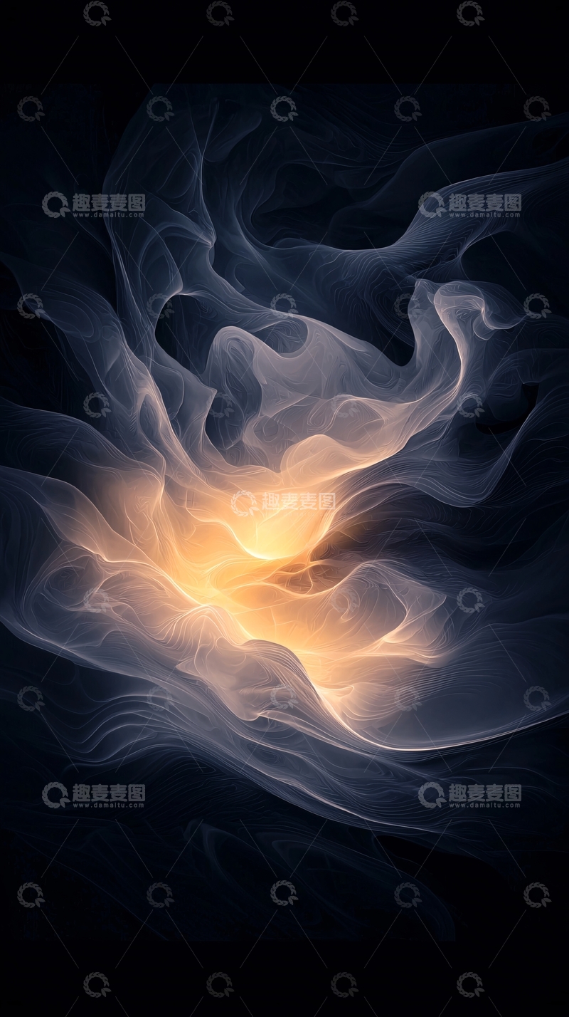 高清大图下载【趣麦麦图】抽象光影流动艺术背景