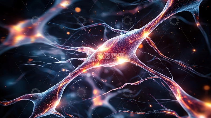 高清大图下载【趣麦麦图】神经元细胞动态图像