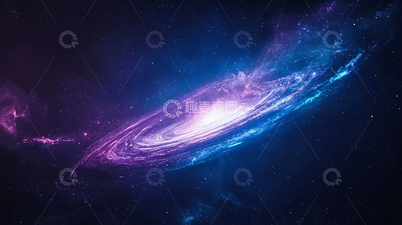 高清大图下载【趣麦麦图】宇宙星系旋转之美