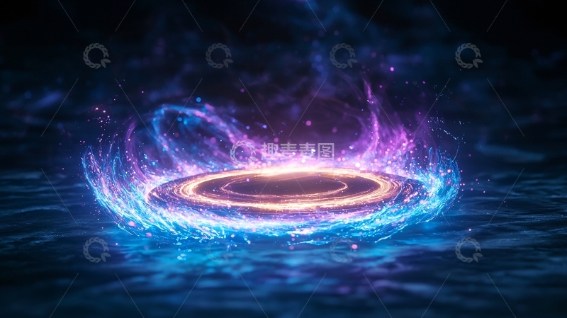 高清大图下载【趣麦麦图】神秘光环能量漩涡