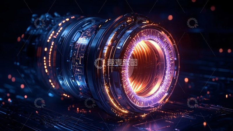 高清大图下载【趣麦麦图】未来科技引擎