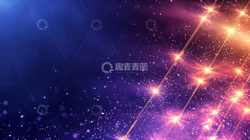 高清大图下载【趣麦麦图】梦幻星空背景素材