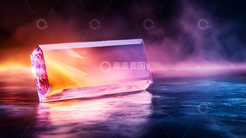 高清大图下载【趣麦麦图】梦幻水晶方块