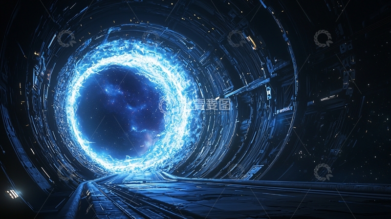 高清大图下载【趣麦麦图】星际通道与神秘光环