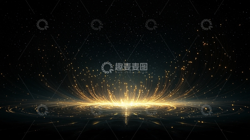 高清大图下载【趣麦麦图】宇宙能量爆发光芒