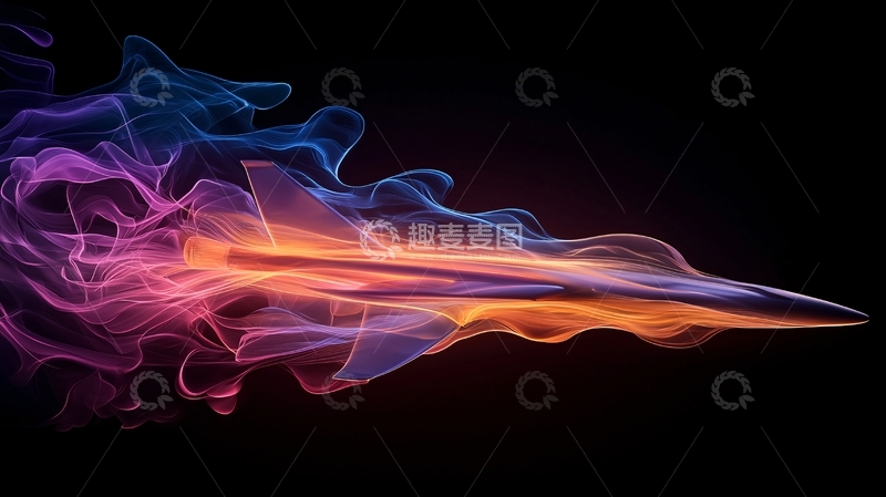 高清大图下载【趣麦麦图】光速飞行器动态效果