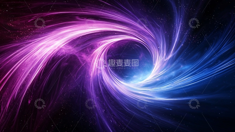 高清大图下载【趣麦麦图】宇宙漩涡星空背景图