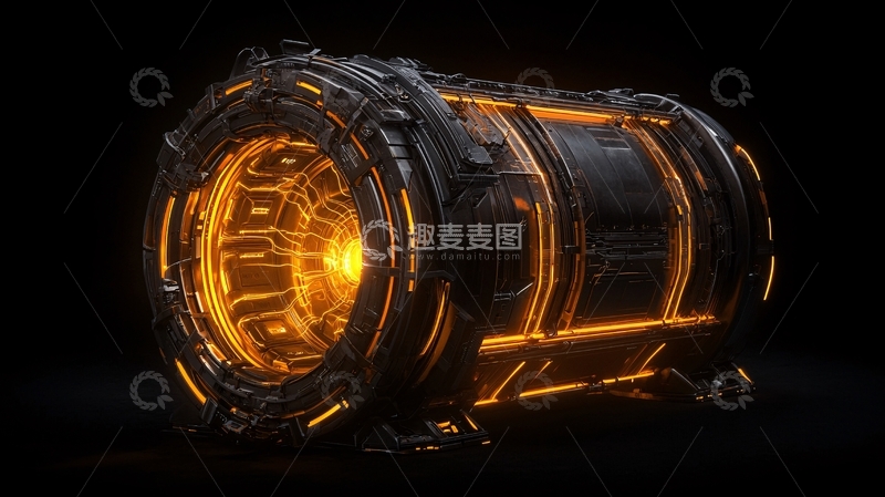 高清大图下载【趣麦麦图】未来科技感机械装置