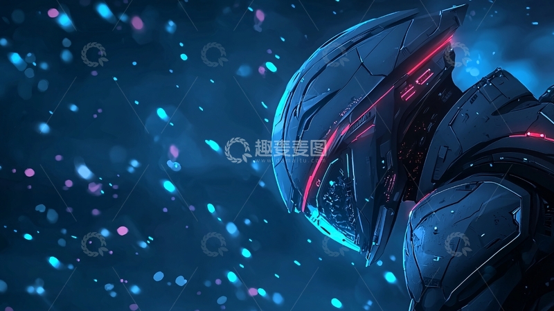 高清大图下载【趣麦麦图】未来科技感机械装置