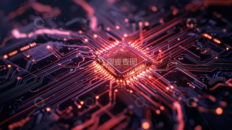 高清大图下载【趣麦麦图】电路板芯片电子元件