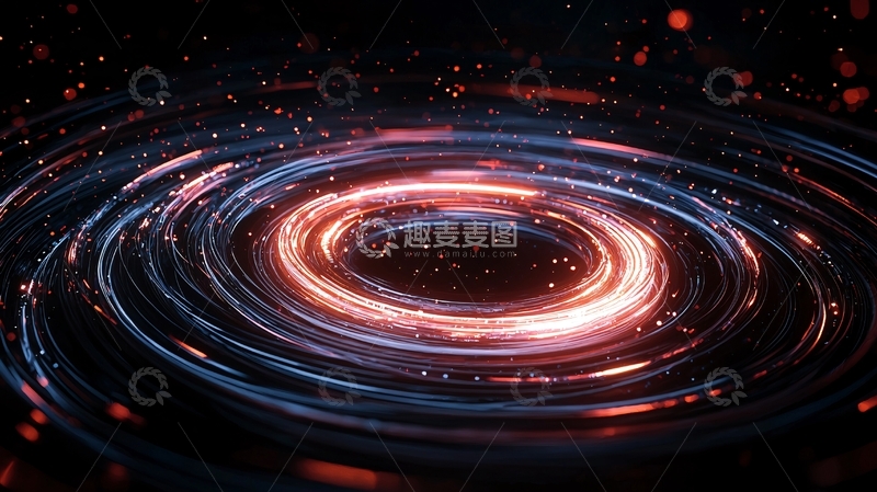 高清大图下载【趣麦麦图】光圈旋转动态效果背景