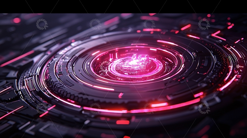 高清大图下载【趣麦麦图】未来科技感圆形装置