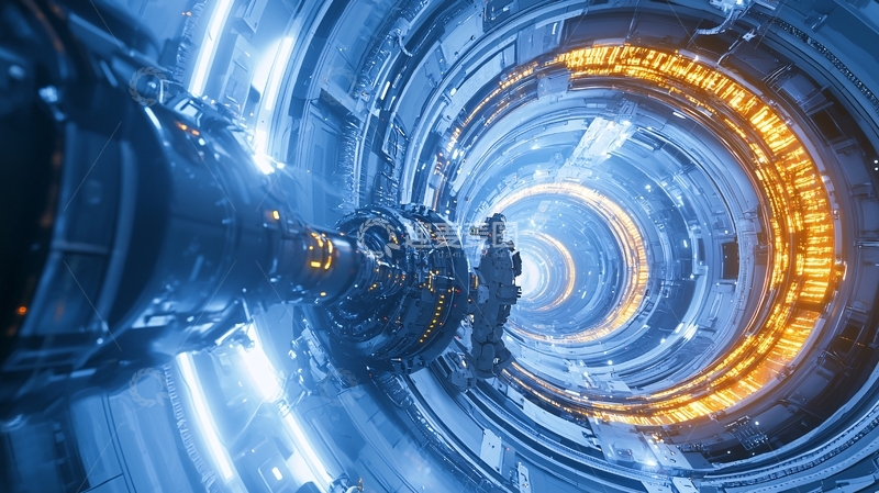 高清大图下载【趣麦麦图】未来科技圆形走廊