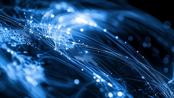 光纤网络连接背景