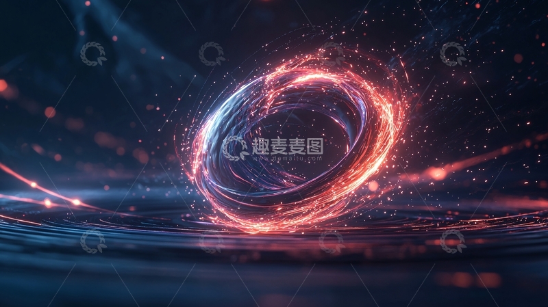 高清大图下载【趣麦麦图】光圈旋转动态效果背景