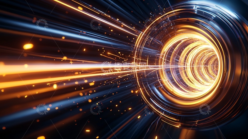 高清大图下载【趣麦麦图】光速穿梭隧道