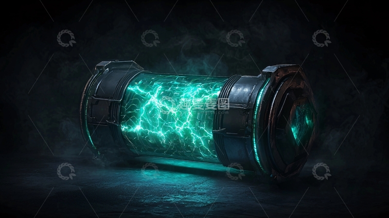 高清大图下载【趣麦麦图】科幻能量容器