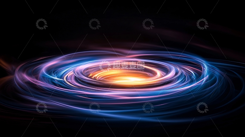 高清大图下载【趣麦麦图】旋转光晕动态效果背景