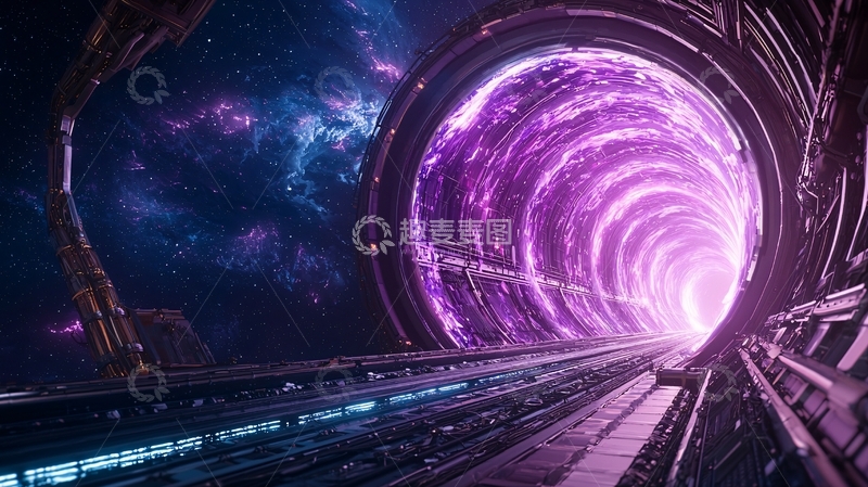高清大图下载【趣麦麦图】星际穿梭隧道