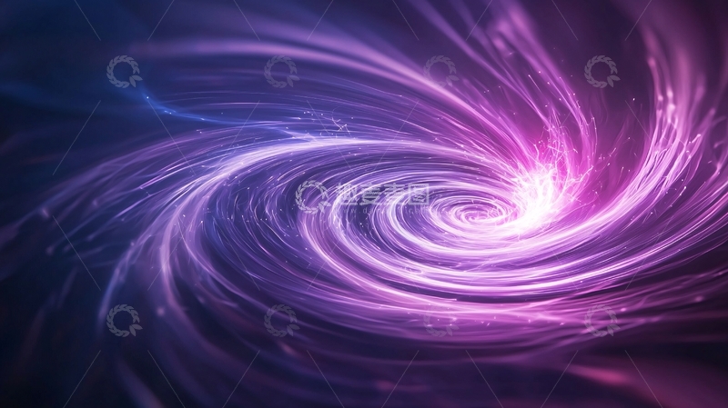 高清大图下载【趣麦麦图】紫色漩涡光效背景图