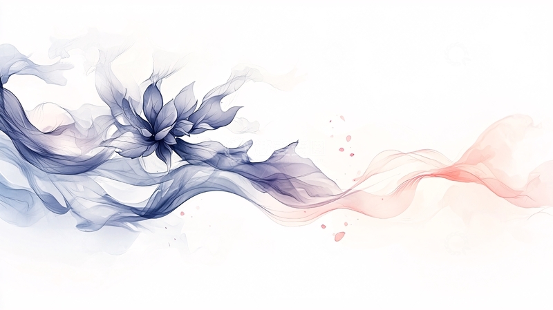 高清大图下载【趣麦麦图】抽象花卉艺术背景图