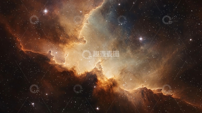 高清大图下载【趣麦麦图】星云与恒星的壮丽景象
