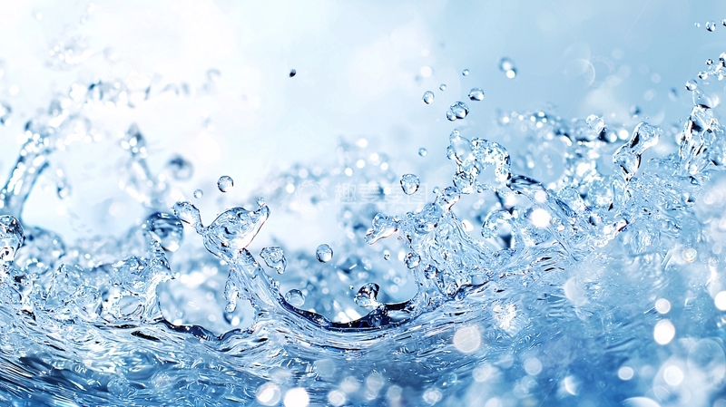 高清大图下载【趣麦麦图】水花飞溅动态效果素材