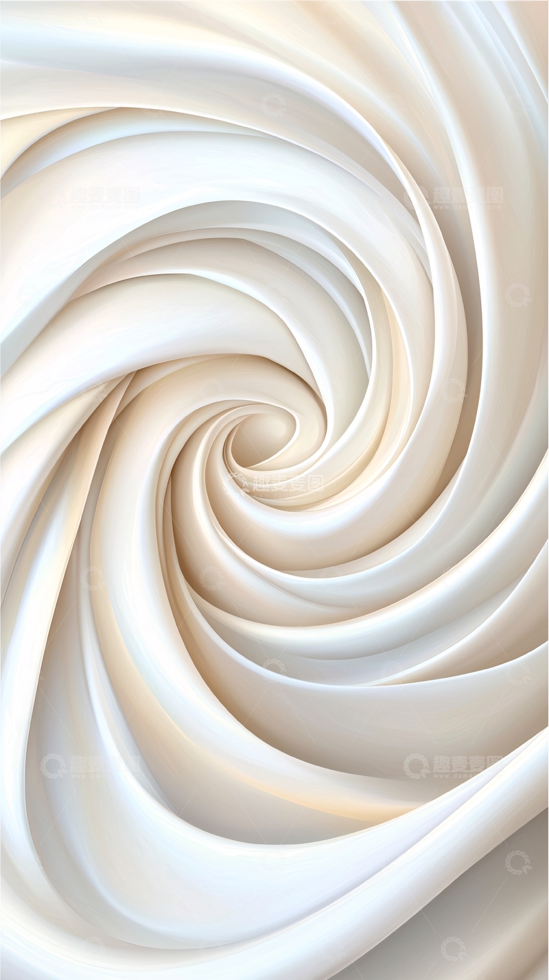 高清大图下载【趣麦麦图】奶油漩涡背景图