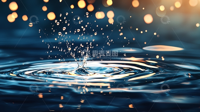 高清大图下载【趣麦麦图】水滴溅起的瞬间