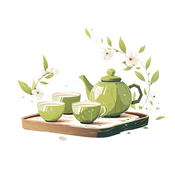 茶具用品免抠元素1