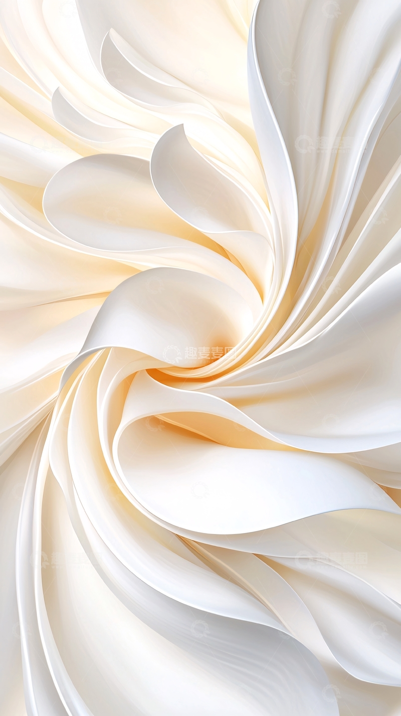 高清大图下载【趣麦麦图】柔和曲线抽象艺术背景